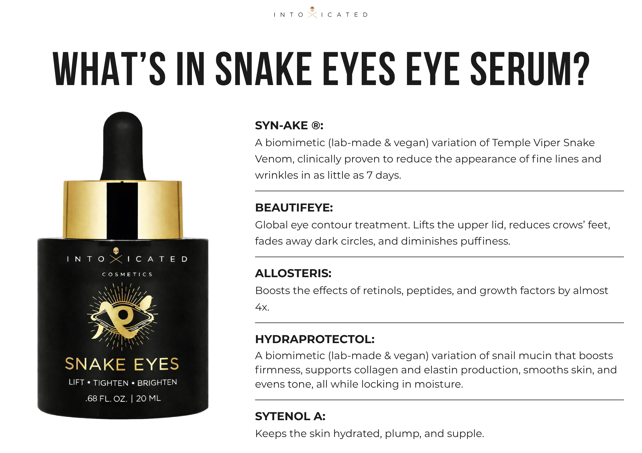 Snake Eyes Eye Serum