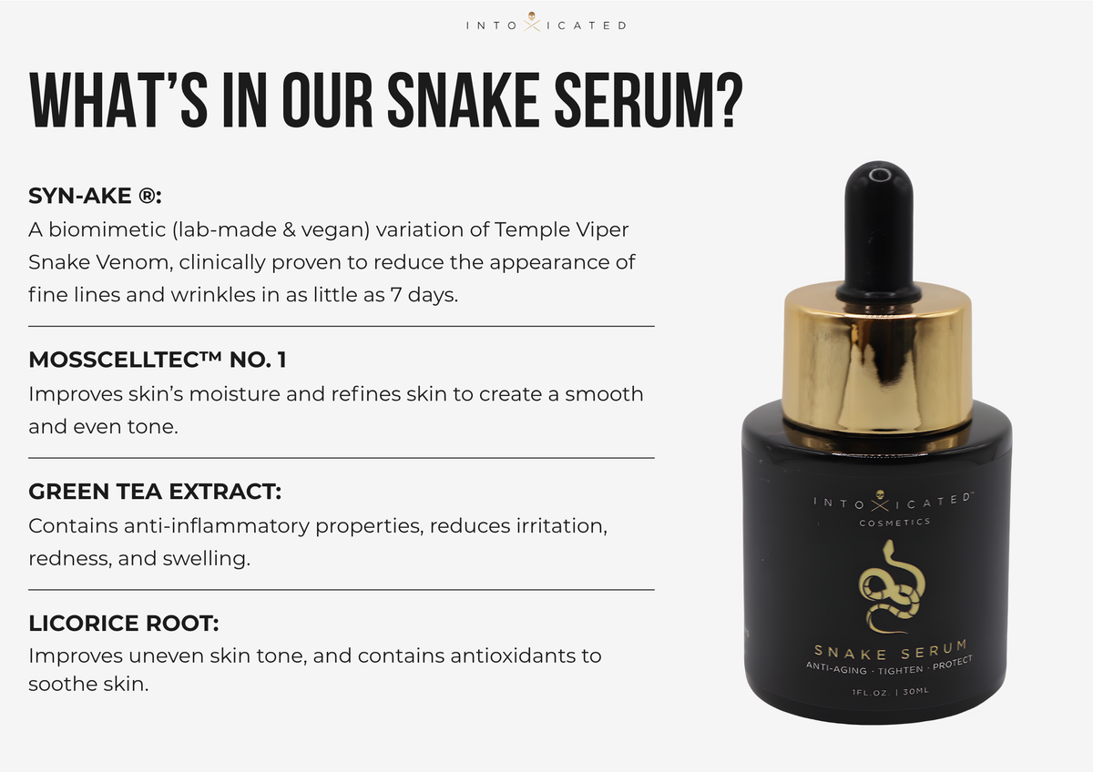 Snake Venom Anti-Aging Serum Intoxicated Cosmetic Intoxicated