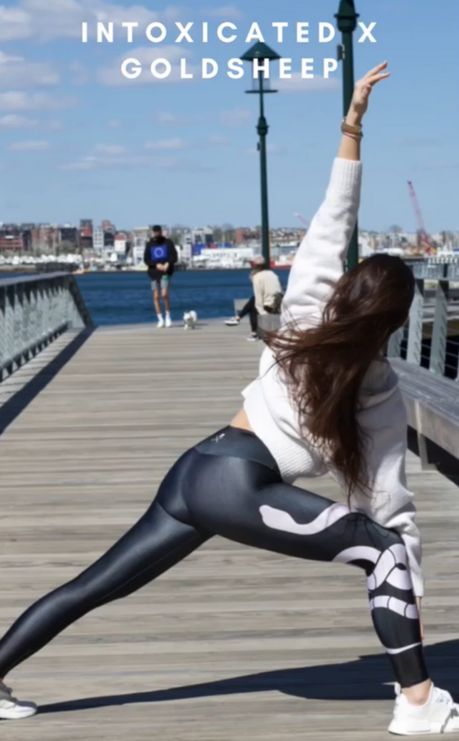 Intoxicated Cosmetics x GoldSheep Snake Leggings Intoxicated