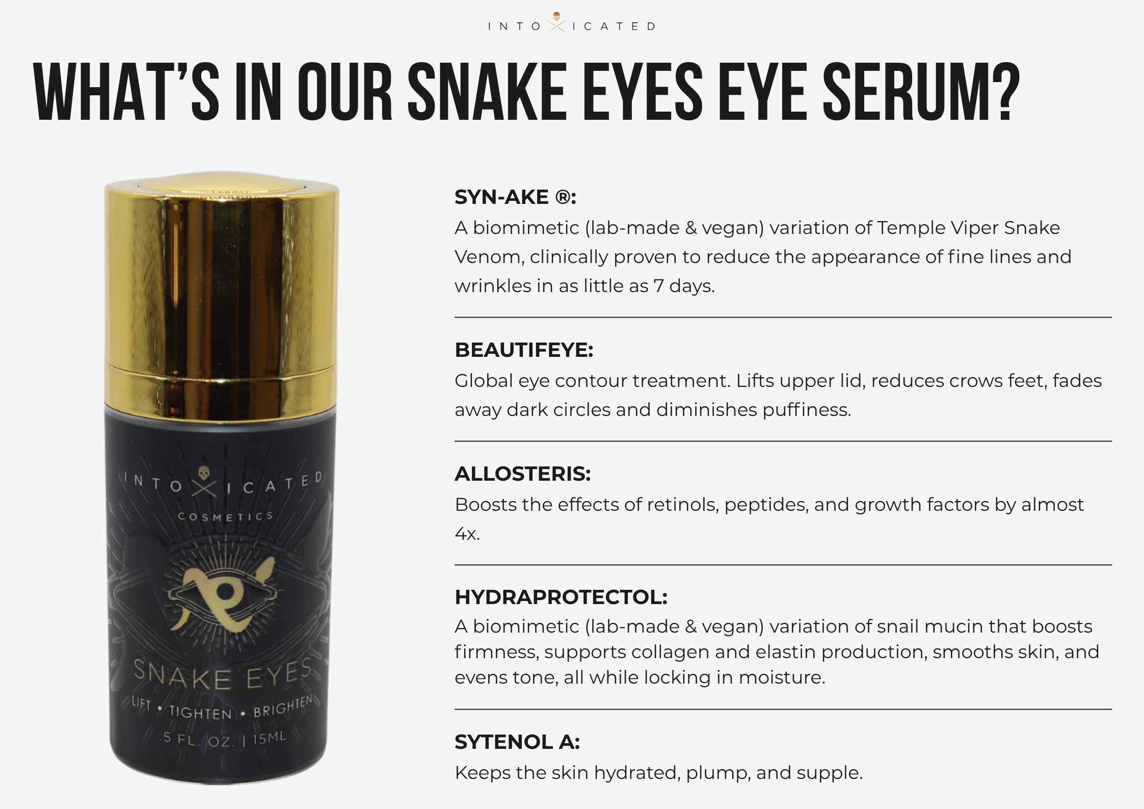 Snake Eyes Eye Serum