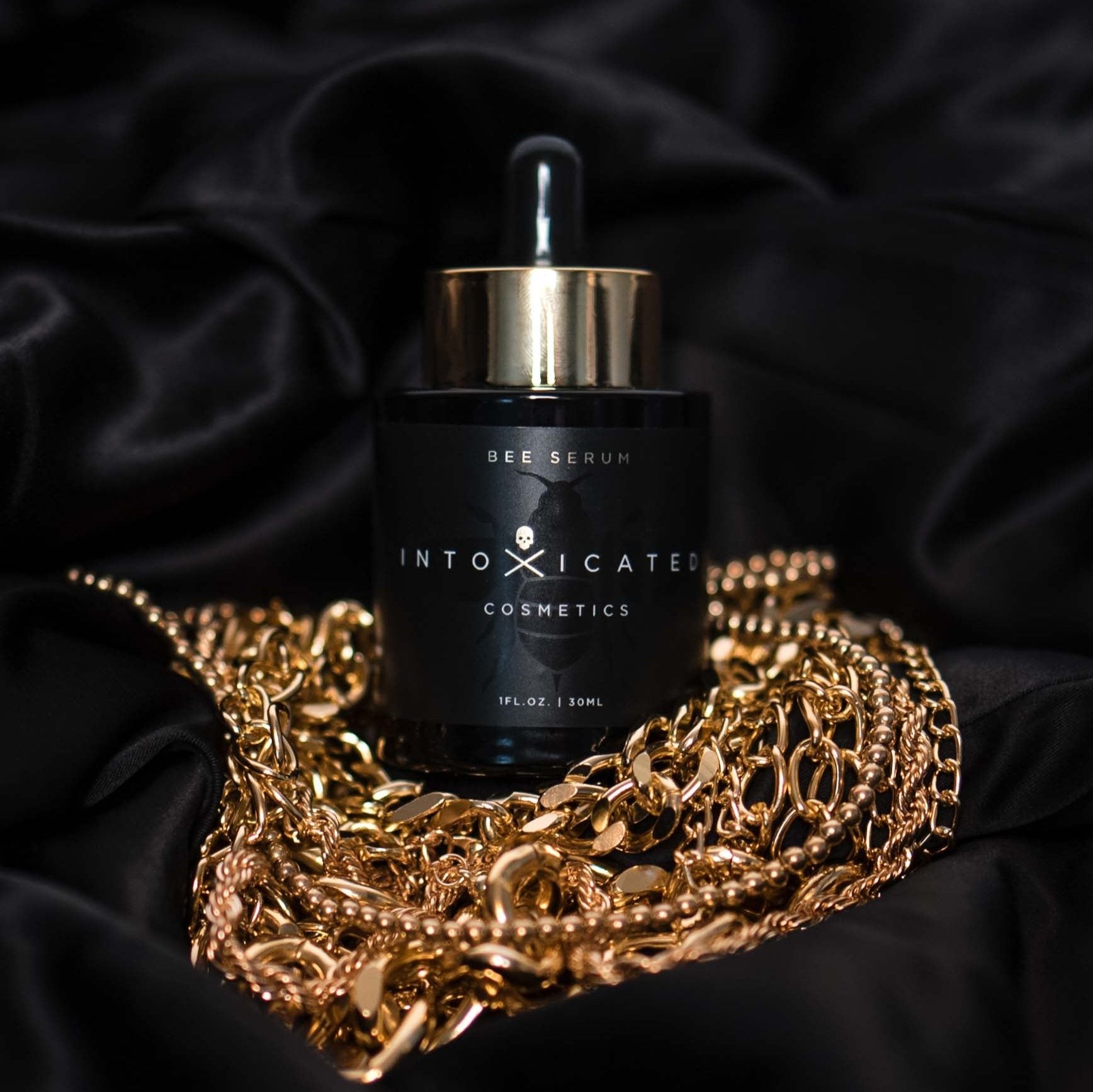 Luxury shot of Bee Venom Serum - firming and anti-aging skincare product