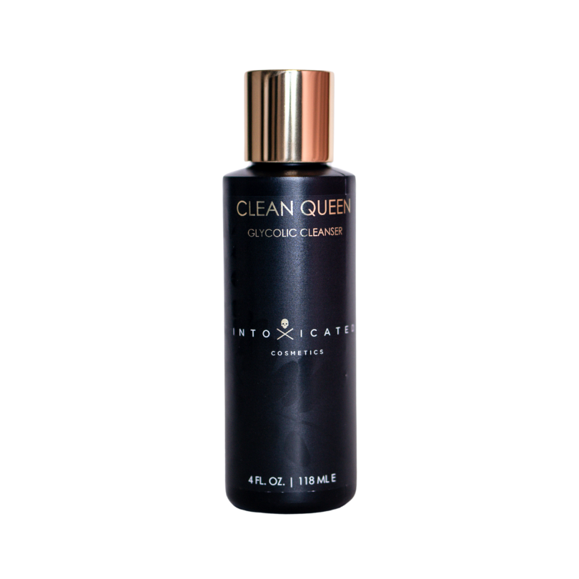 Front view of Clean Queen Glycolic Cleanser by Intoxicated Cosmetics